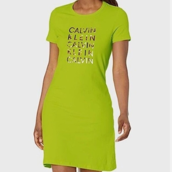 Calvin Klein T-Shirt  Dress Size Large - Picture 1 of 4